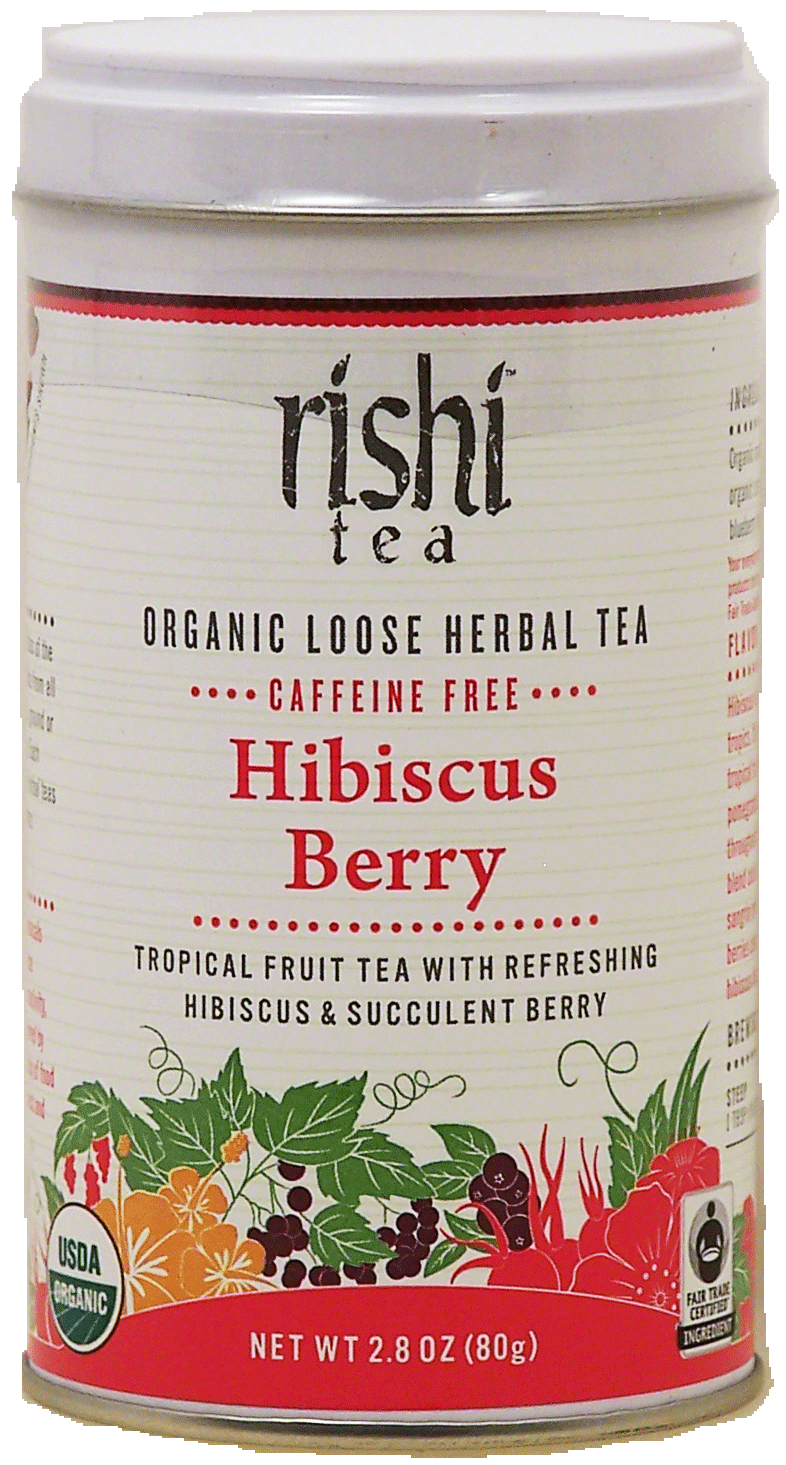 Rishi  hibiscus berry flavor organic loose herbal tea Full-Size Picture